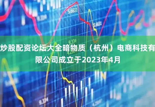 炒股配资论坛大全暗物质（杭州）电商科技有限公司成立于2023年4月
