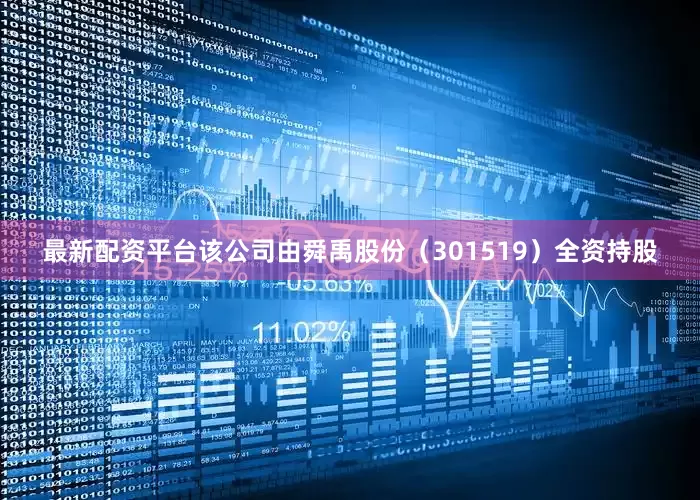 最新配资平台该公司由舜禹股份（301519）全资持股